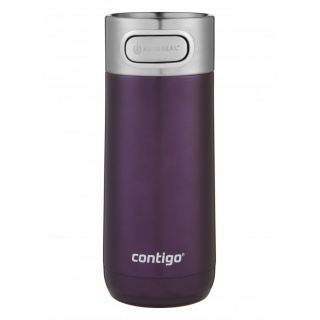 Contigo Thermotrinkflasche Luxe Autoseal Edelstahl 360ml (hält stundenlang kalt/heiss) merlotrot